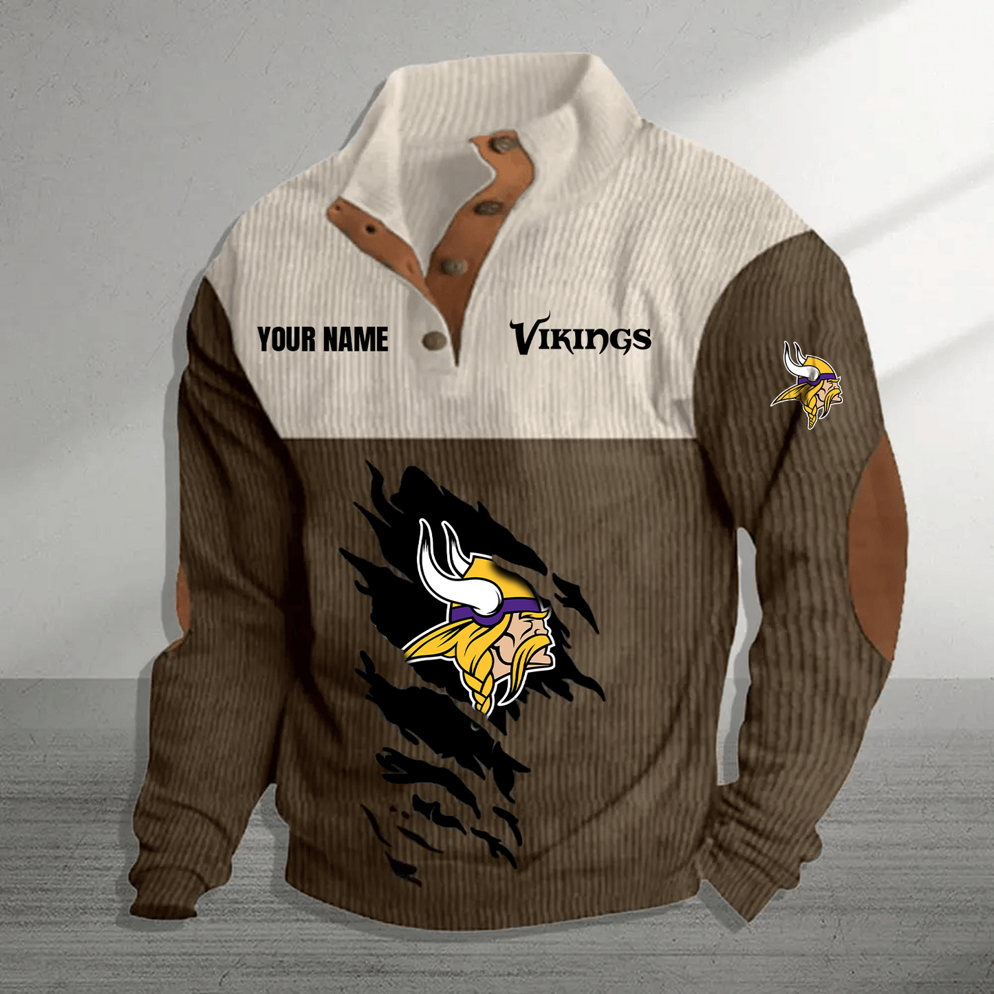 MIN x NFL Premium Personalized Game-Day Pullover DATND TANTD