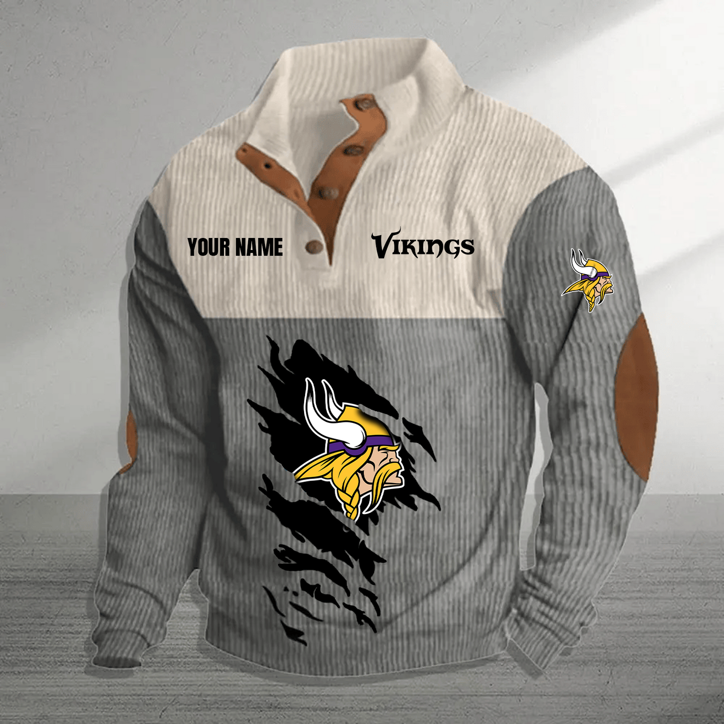 MIN x NFL Premium Personalized Game-Day Pullover DATND TANTD