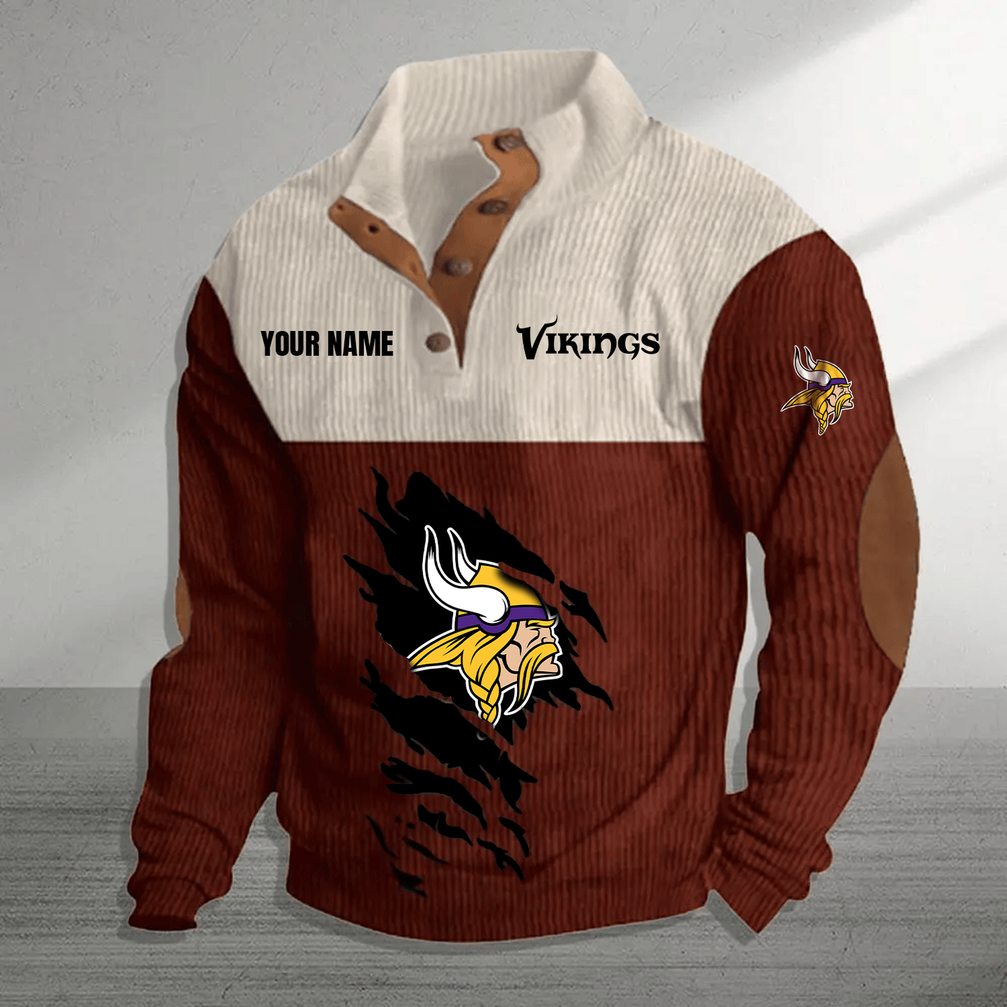 MIN x NFL Premium Personalized Game-Day Pullover DATND TANTD