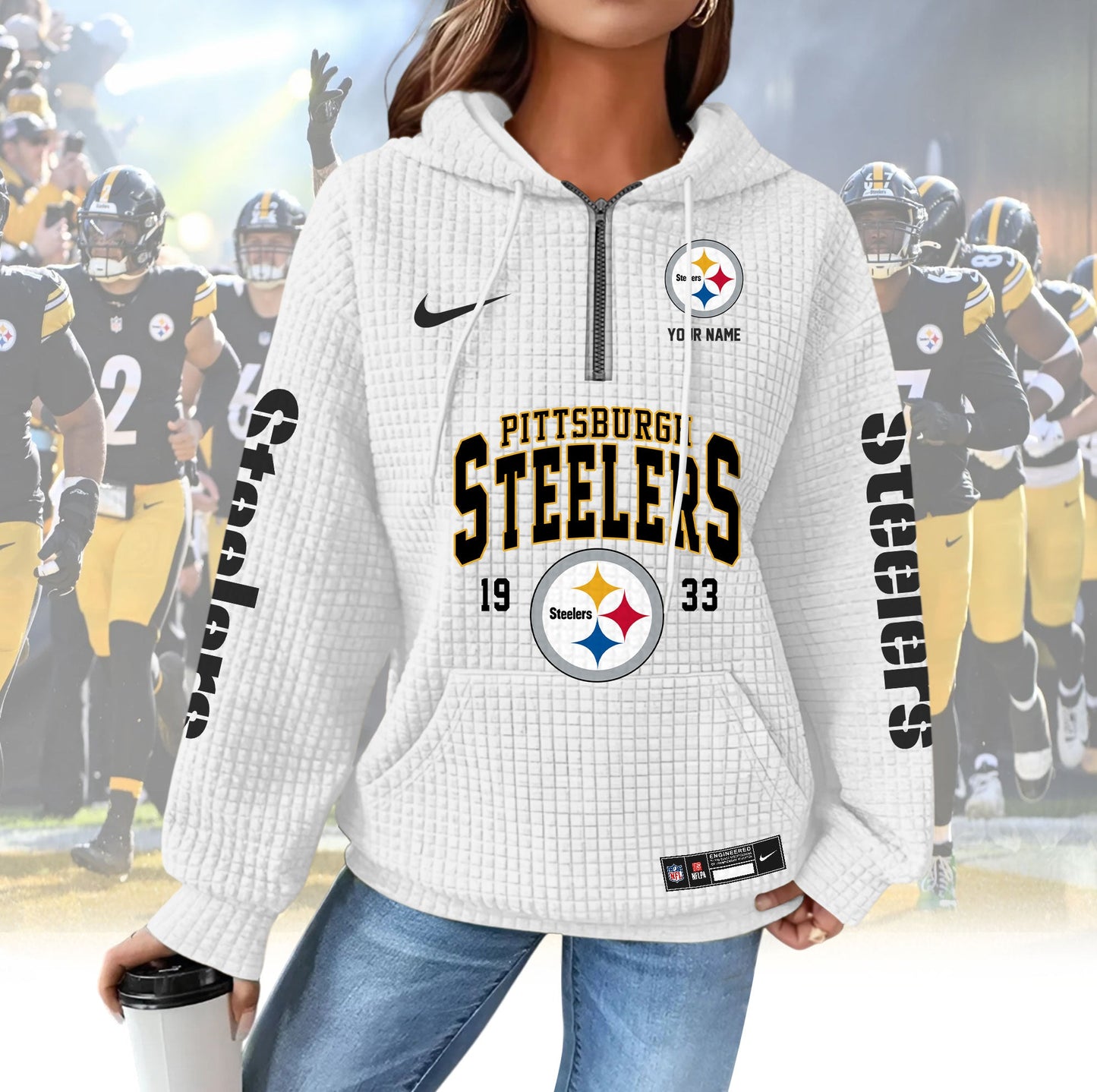 PS Premium NFL Waffle Hoodie DDT CTND