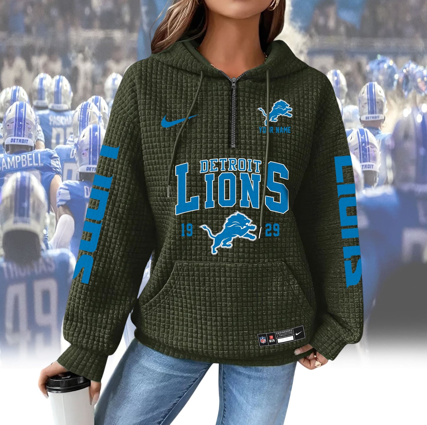 DL Premium NFL Waffle Hoodie DDT CTND