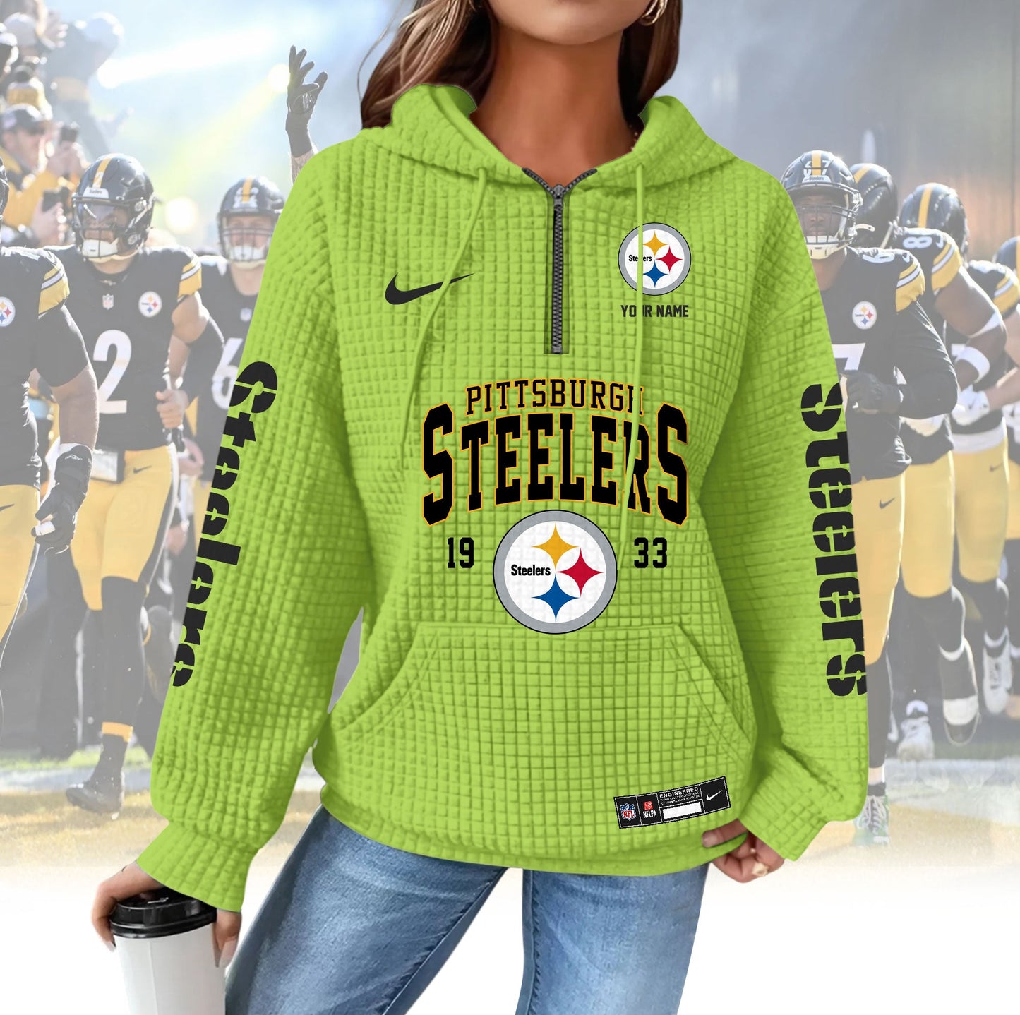 PS Premium NFL Waffle Hoodie DDT CTND