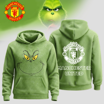 MU Premium EPL Grinch Christmas Hoodie DDT CTND