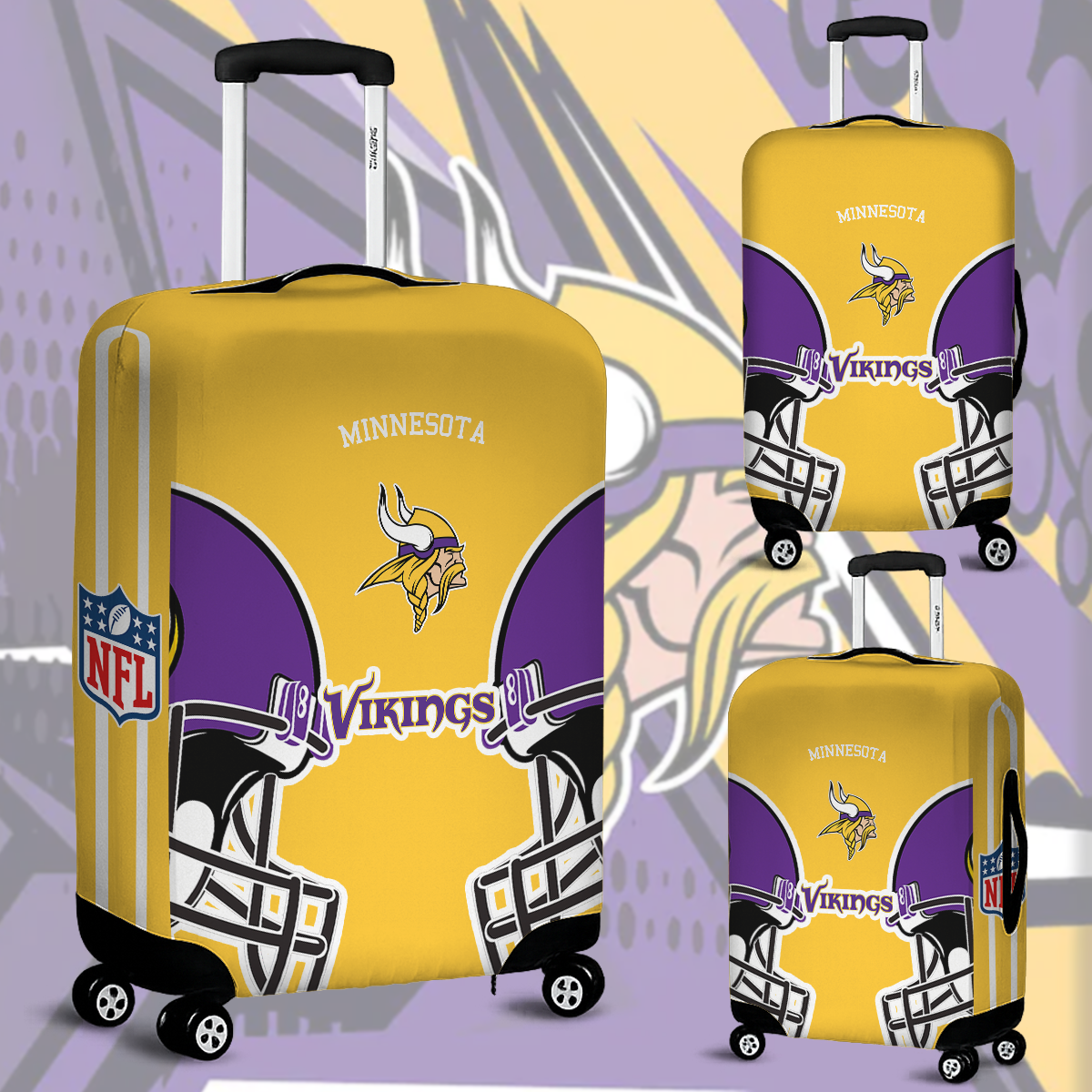 MV NFL V2 Luggage Cover Suitcase Protector DDT NTL