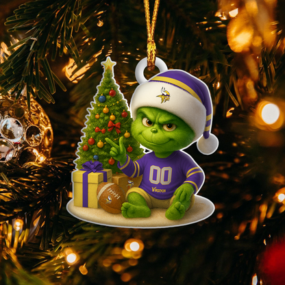 MV NFL x Grinch Premium Ornament DDT NTL