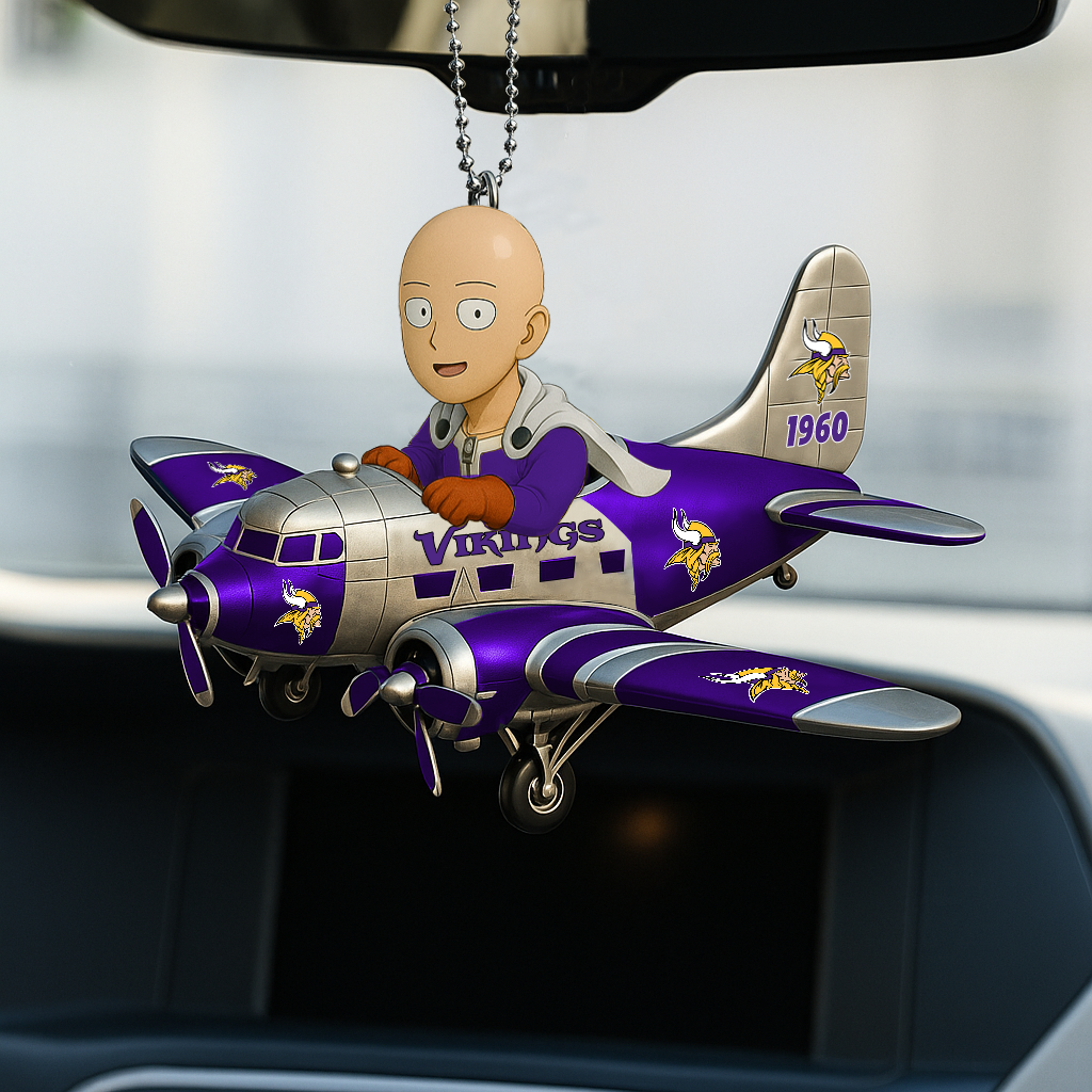 MV NFL x One-Punch Man Premium Car Hanging Ornament DDT HLP