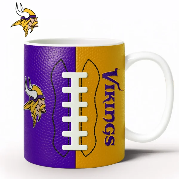 MV Premium NFL Split Color Ceramic Mug DDT HLPhuong