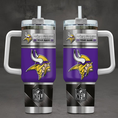 MV x NFL Stainless Steel Tumbler With Handle DDT HLPHUONG