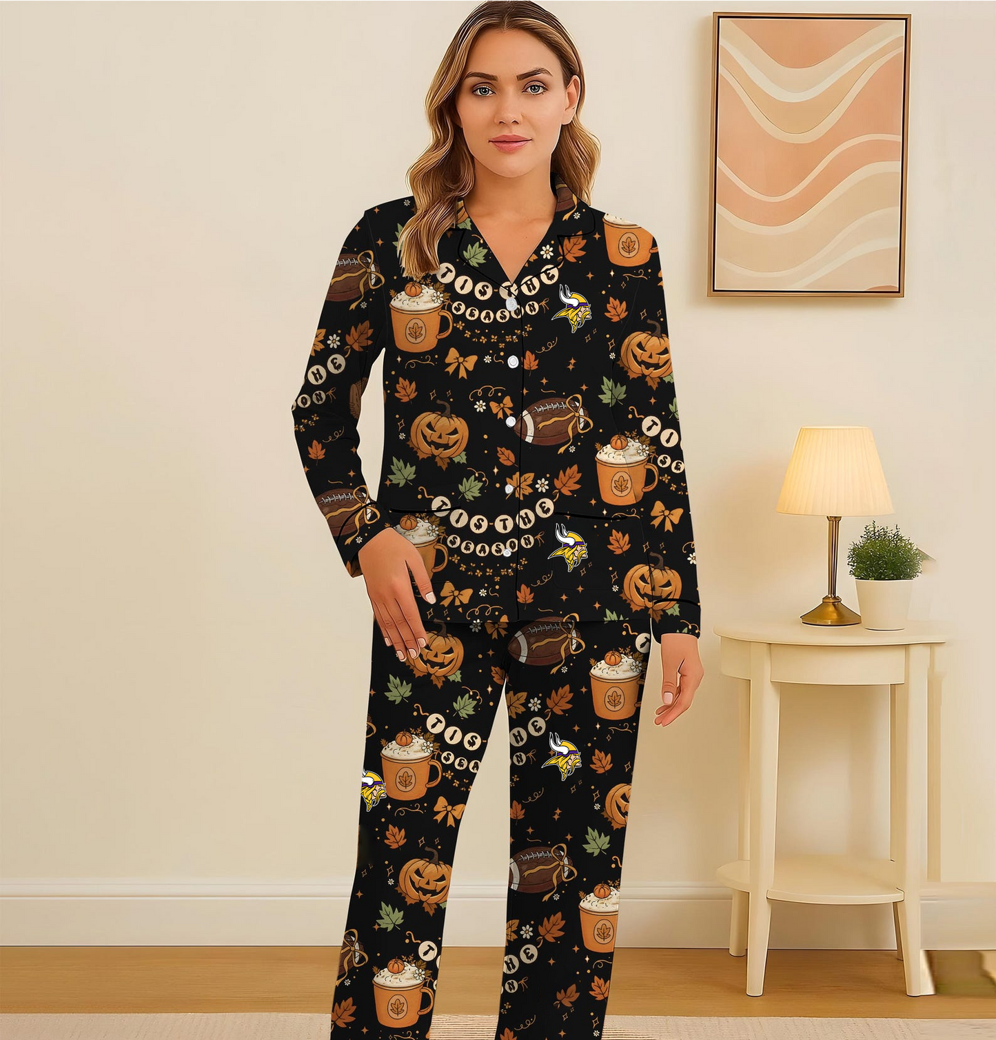 MV x NFL Tis The Season Pajama Set DDT HLP