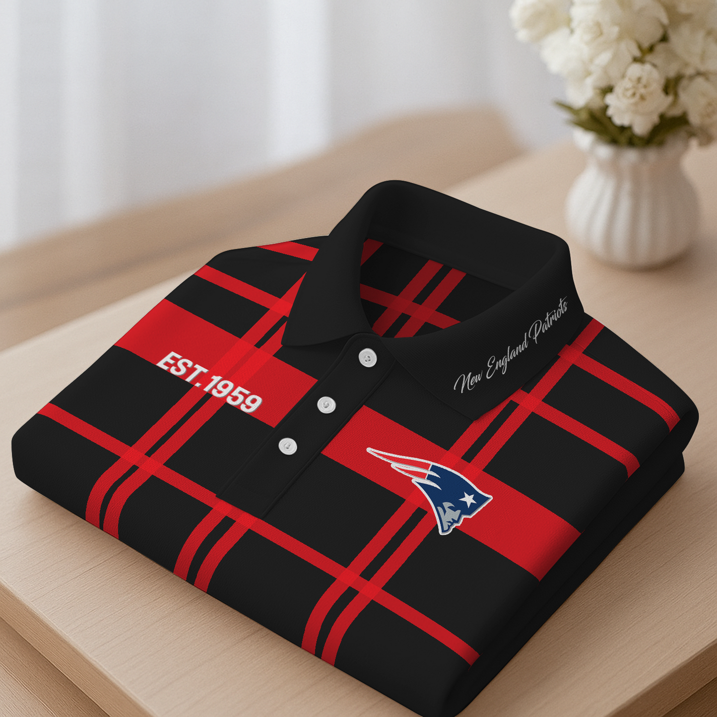 NE Premium NFL Polo Shirt DatND DVT