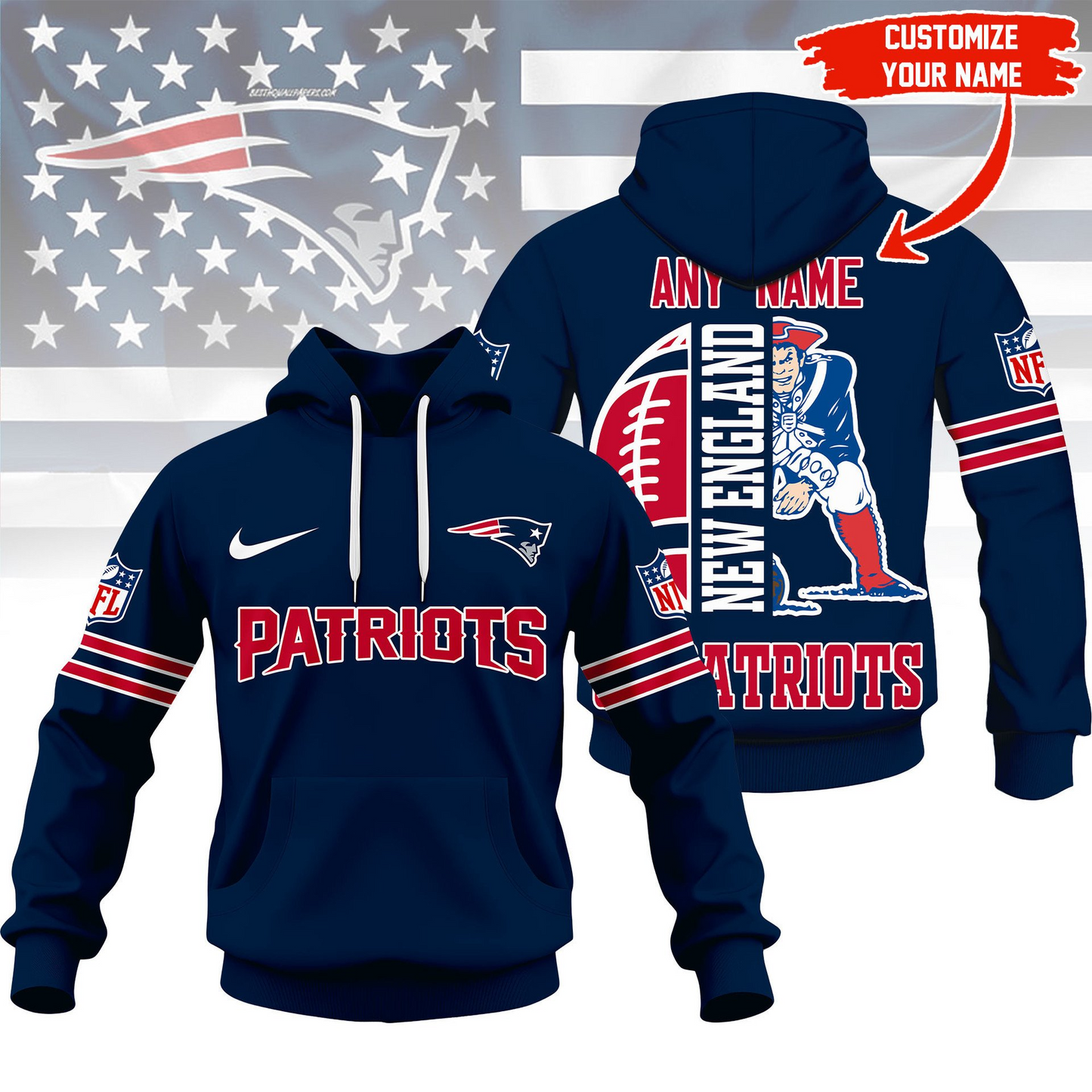 NEP Premium NFL Fan Hoodie DDT HLPHUONG