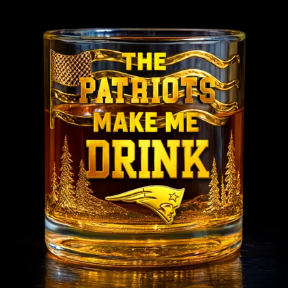 NEP Premium NFL Golden Whiskey Fan Glass DDT HLPhuong