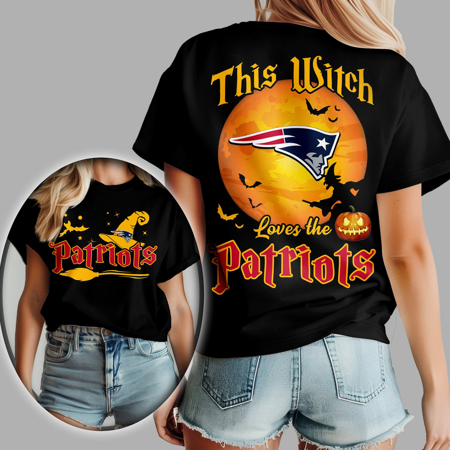 NEP Premium NFL Halloween Witch Women Shirt DDT CTND