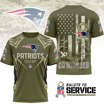 NEP Premium NFL Salute to Service Camo 3D Shirt DDT CTND