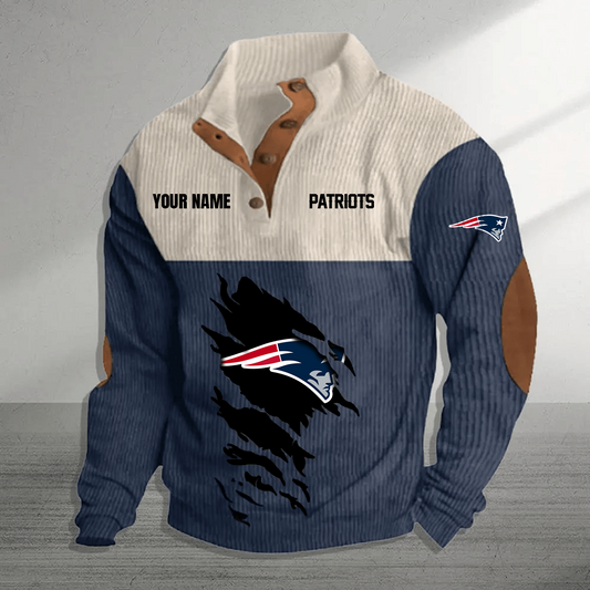 NEP x NFL Premium Personalized Game-Day Pullover DATND TANTD