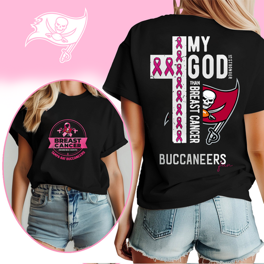 NFL TBB - Breast Cancer My God In Stronger Shirt DDT HLP