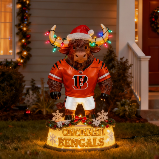 NFL x CNBG Spirit Yak Christmas LED Statue V1 NAK