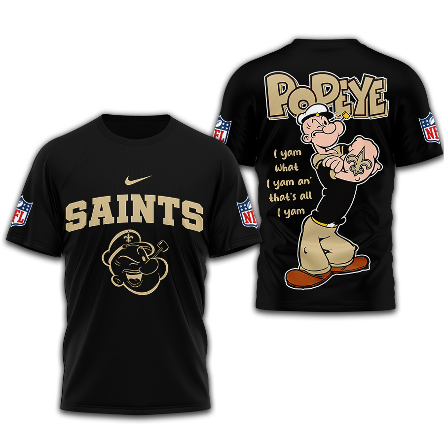 NOS Premium NFL I Yam What I Yam Shirt DDT CTND