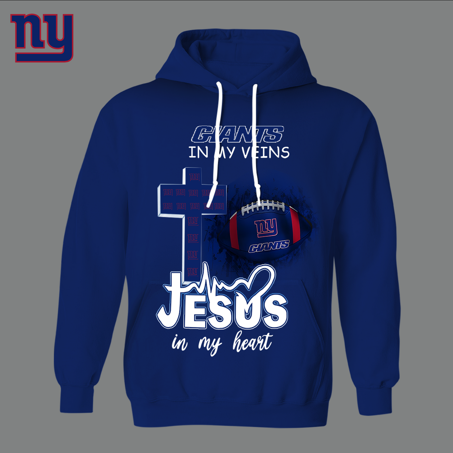 NYG - Jesus In My Heart Shirt DDT HLPHUONG