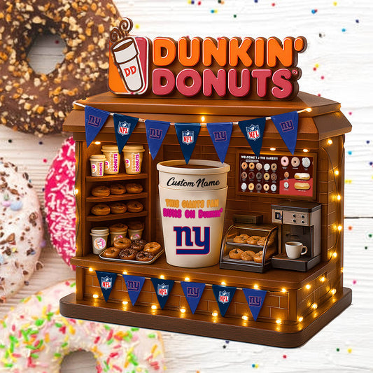 NYG Acrylic Block - NFL x Dunkin Donuts Gift For Fans DDT CTND