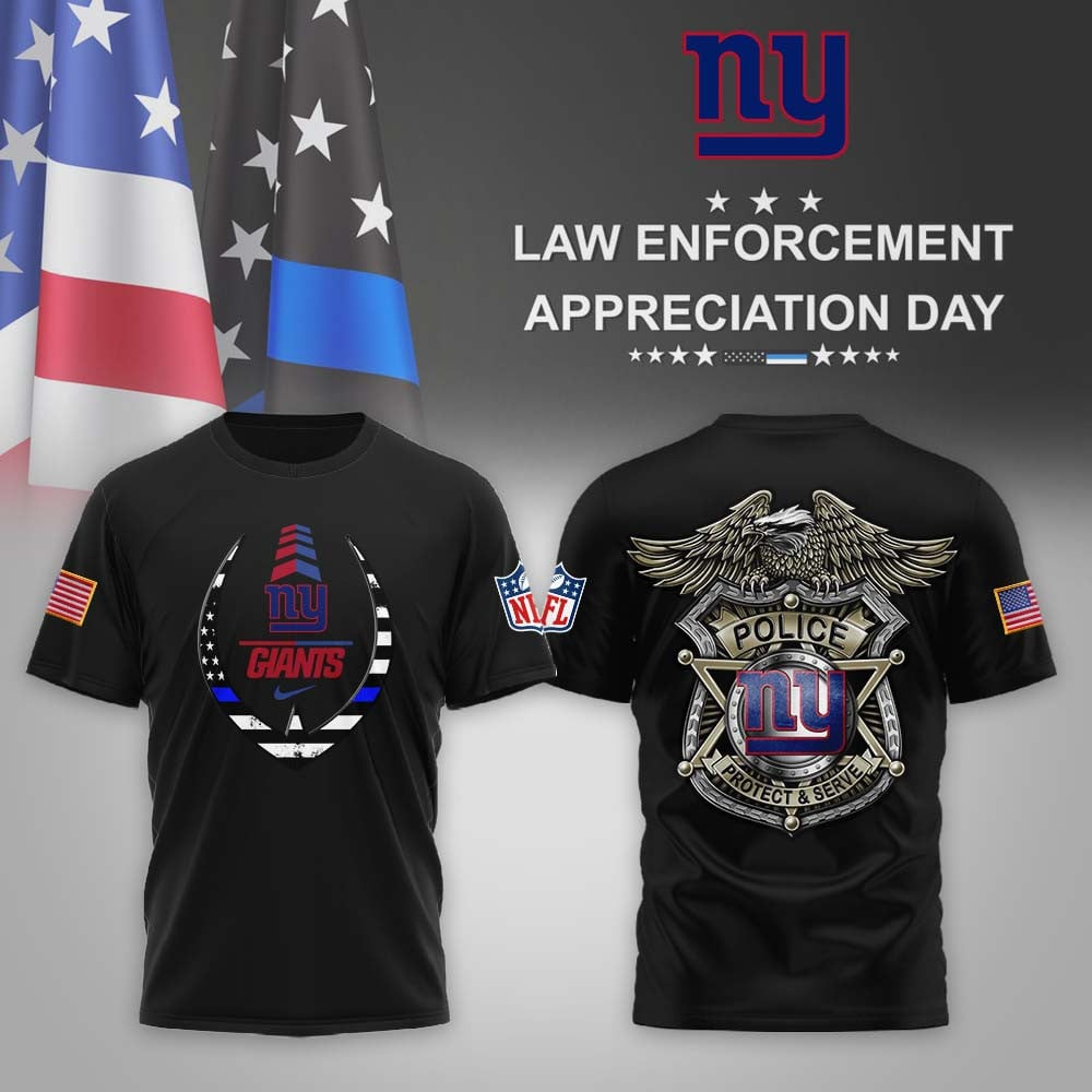 NYG Premium Law Enforcement Appreciation Day T-shirt DDT CTND