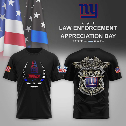 NYG Premium Law Enforcement Appreciation Day T-shirt DDT CTND