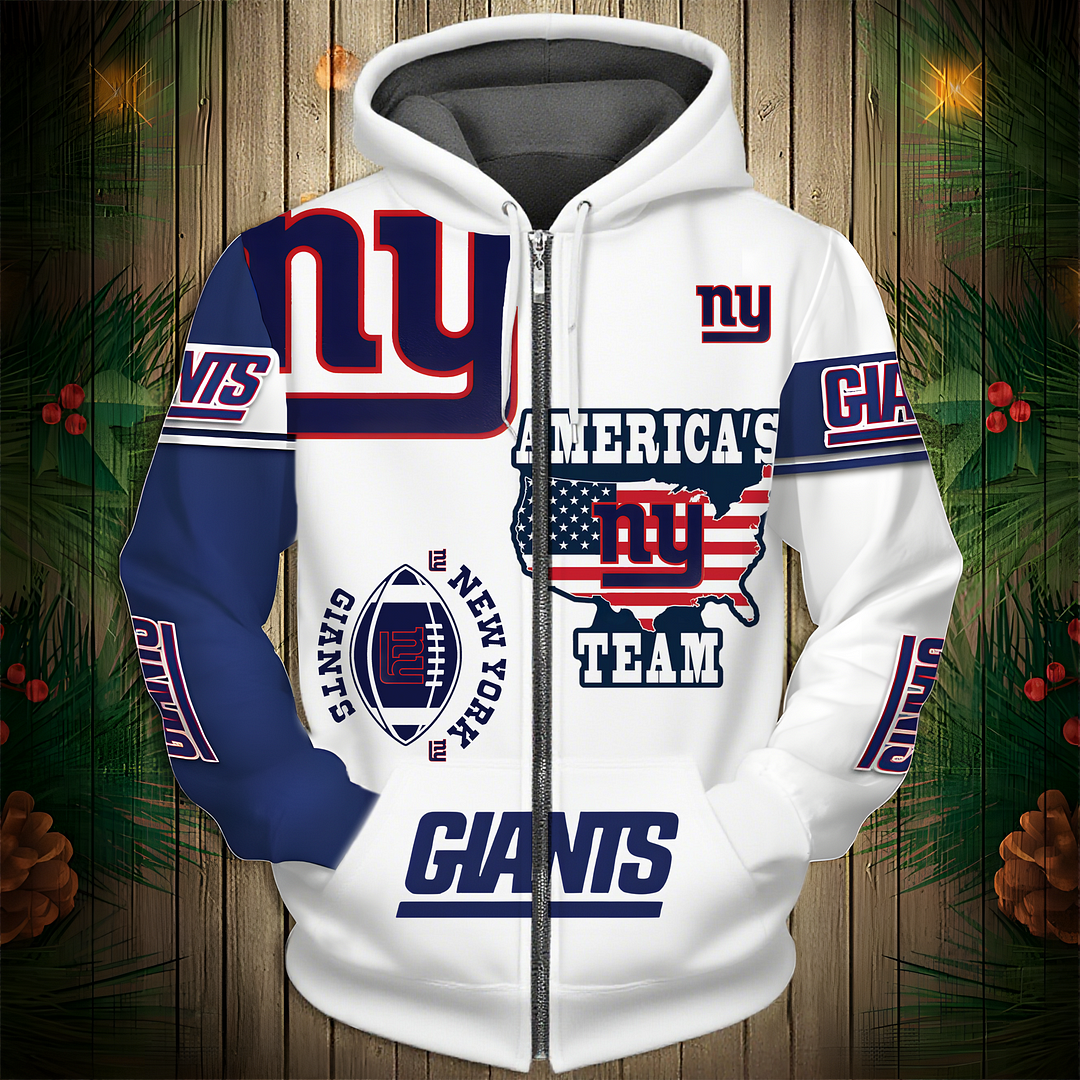 NYG Premium NFL V3 3D Graphic Hoodie DDT NTL