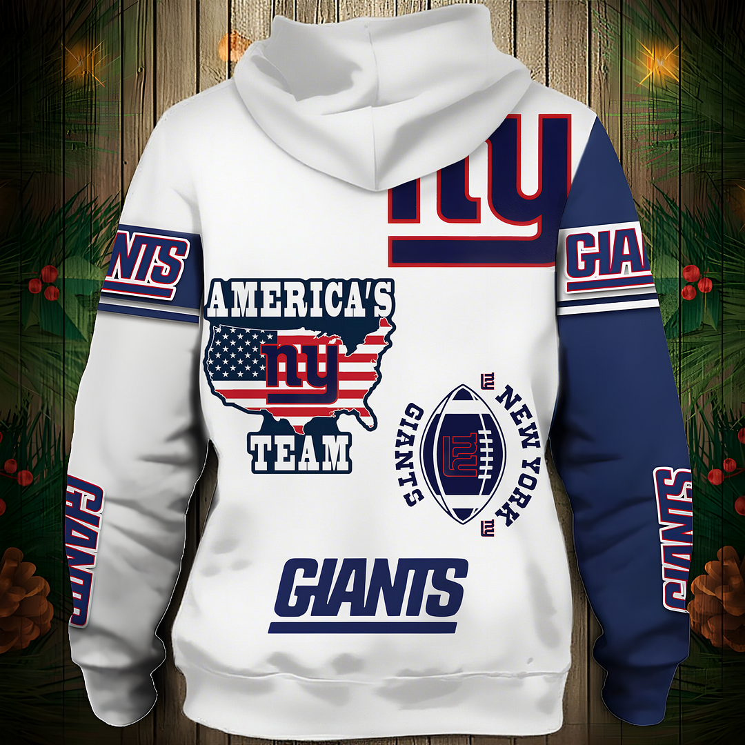 NYG Premium NFL V3 3D Graphic Hoodie DDT NTL