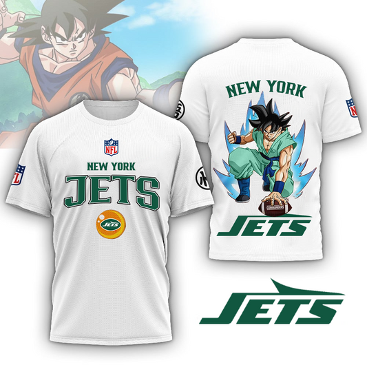NYJ Premium NFL Dragon Ball Z T-Shirt DDT HLPHUONG