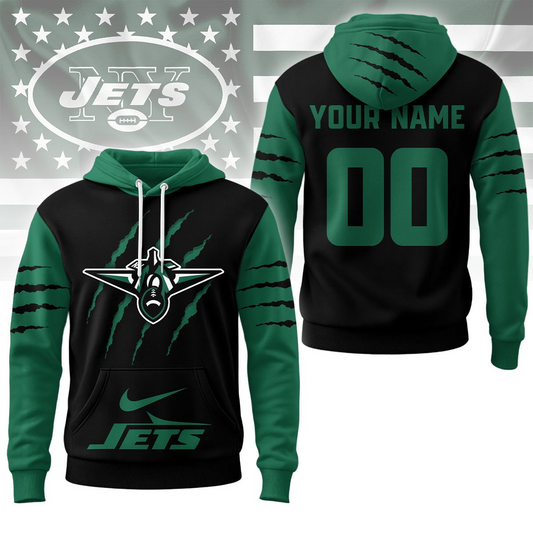 NYJ Premium NFL Fan Pride Claw Hoodie DDT CTND