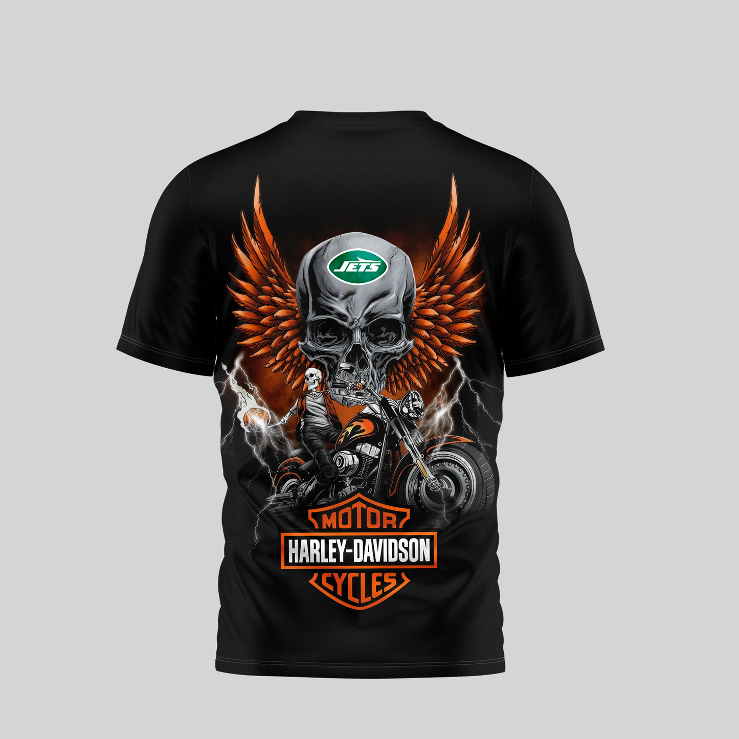 NYJ Premium NFL Motorcycle 3D Shirt DDT CTND
