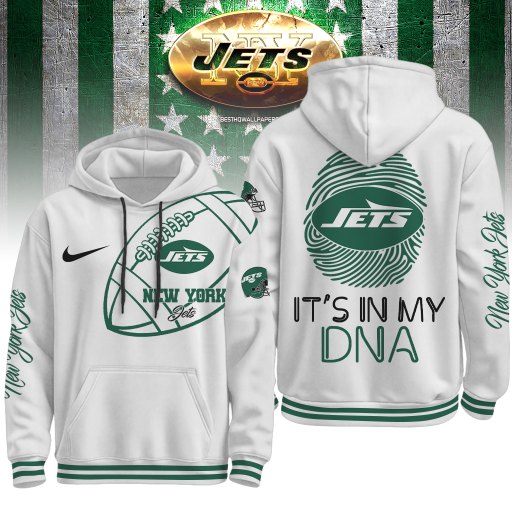 NYJ Premium NFL Its My DNA Hoodie DDT NTL