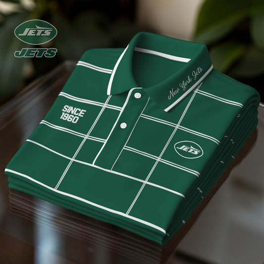 NYJ Premium NFL Polo Shirt DDT NTL