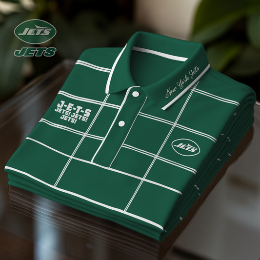 NYJ Premium NFL V2 Polo Shirt DDT CTND