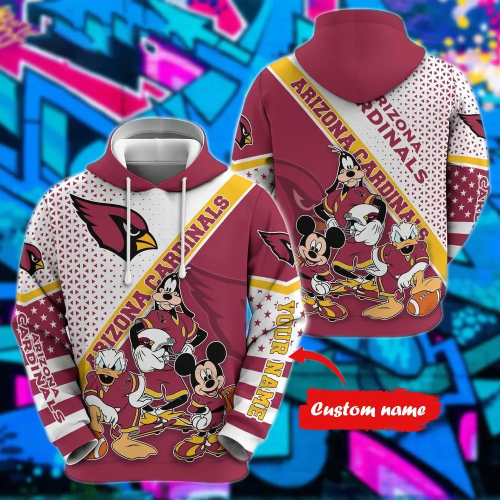 Personalized AC x NFL Character Cartoon Movie Unisex Hoodie DDT CTND