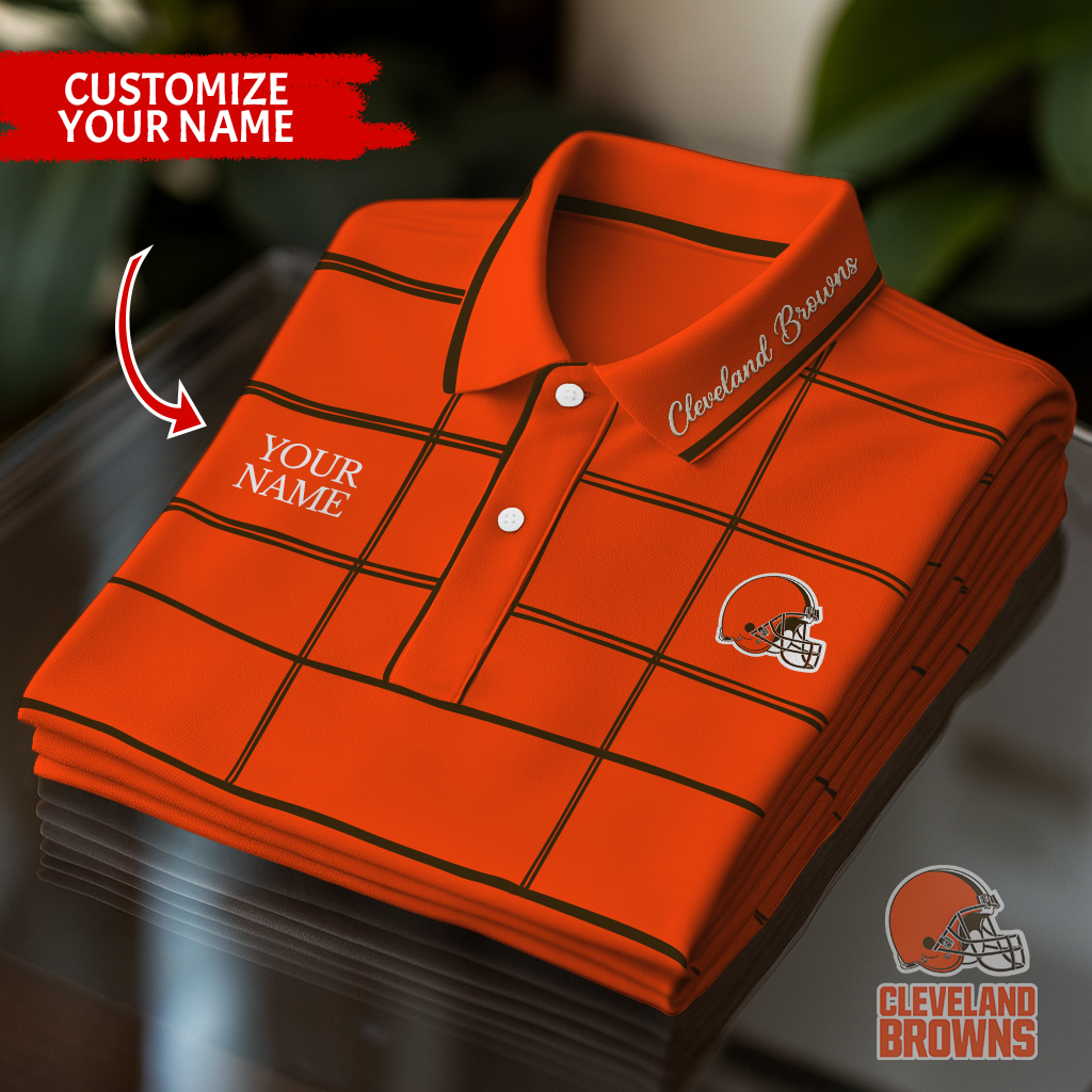 Personalized CLE Premium NFL Polo Shirt DDT NTL