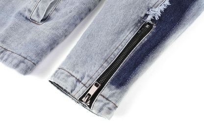 Personalized DB Premium NFL Street Scar Denim Jacket DDT CTND