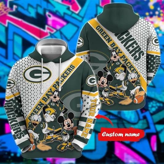 Personalized GBP x NFL Character Cartoon Movie Unisex Hoodie DDT CTND