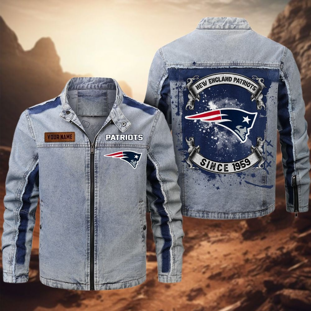 Personalized NEP Premium NFL Street Scar Denim Jacket DDT CTND