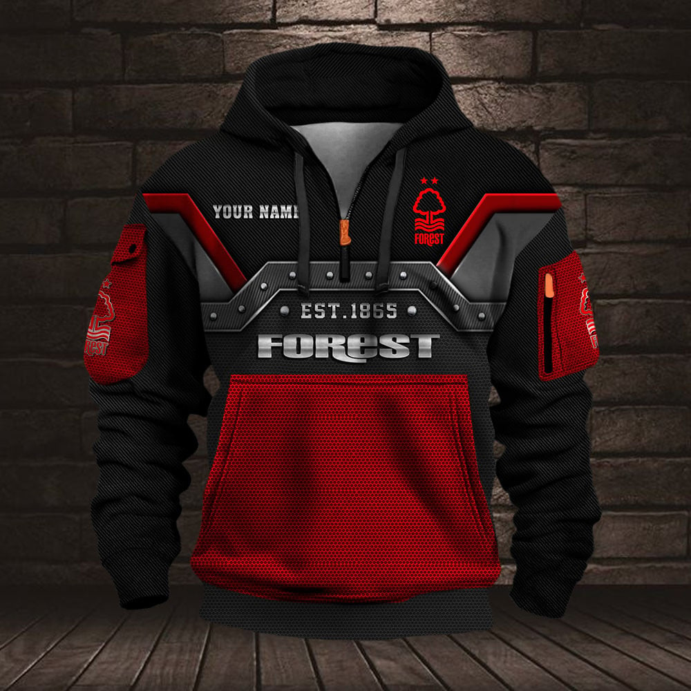 Personalized NF Premium EPL Half Zip Heavy Hoodie DDT NTL