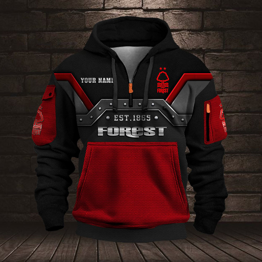 Personalized NF Premium EPL Half Zip Heavy Hoodie DDT NTL