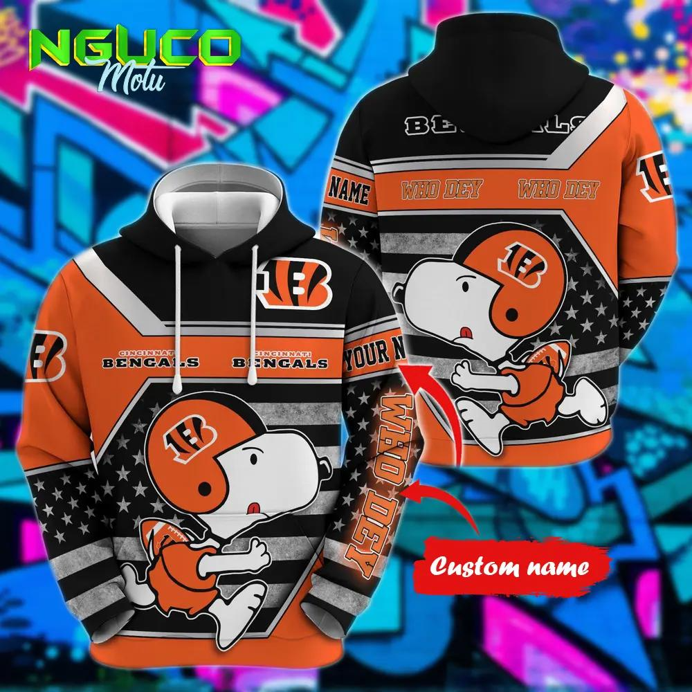 Personalized NFL CIN x SNP Unisex Hoodie DDT NTL