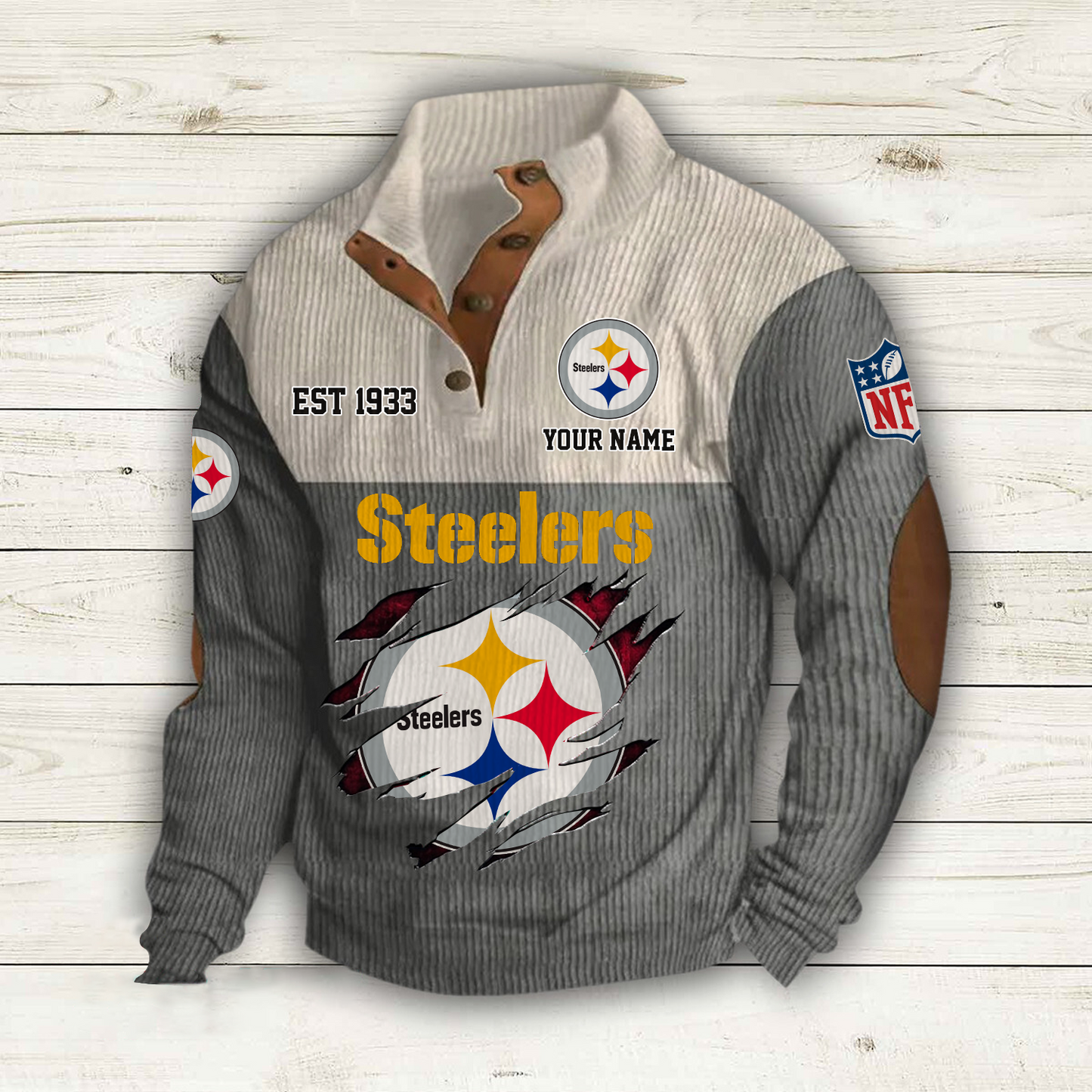 PIT x NFL Custom Name Sport Sweatshirt DatND DVT