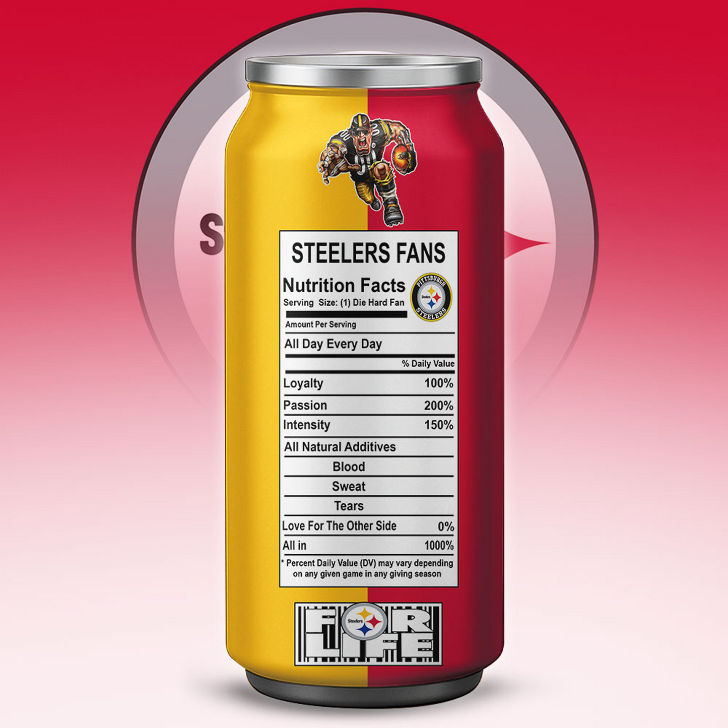 PIT x NFL Monster Energy Tumbler Gift for Fans DATND TANTD