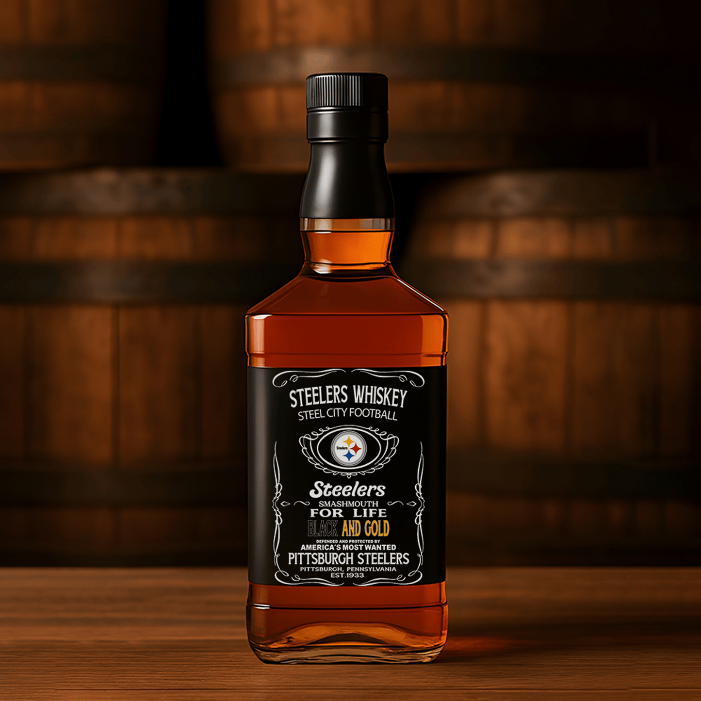 PIT x NFL Whiskey For True Fans Only DATND TANTD