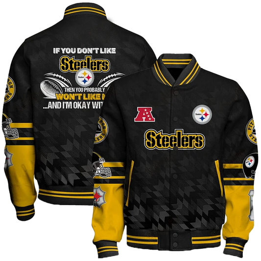 Pittsburgh Steelers 2024 American Football Conference Unisex Varsity Jacket V12 DDT 171025 HLPHUONG