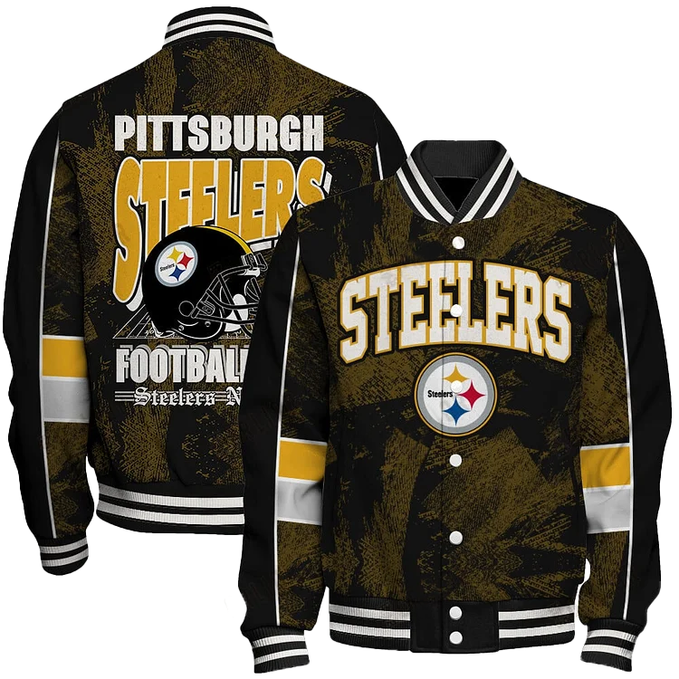Pittsburgh Steelers Football Team 2024 - 25 Cheering Symbols Unisex Varsity Jacket DDT HLPHUONG