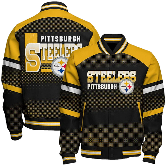 Pittsburgh Steelers Football Team 2024 - 25 Fearless Warrior Unisex Varsity Jacket DDT HLPHUONG