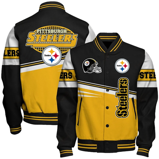 Pittsburgh Steelers Football Team 2024 - 25 Second Family Unisex Varsity Jacket DDT HLPHUONG