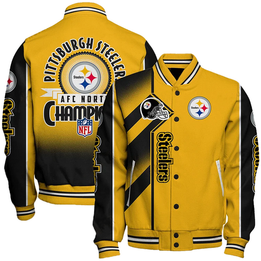 Pittsburgh Steelers Football Team 2024- 25 We Did It Unisex Varsity Jacket DDT HLPHUONG